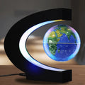 Levitating LED Globe with C-Frame Display