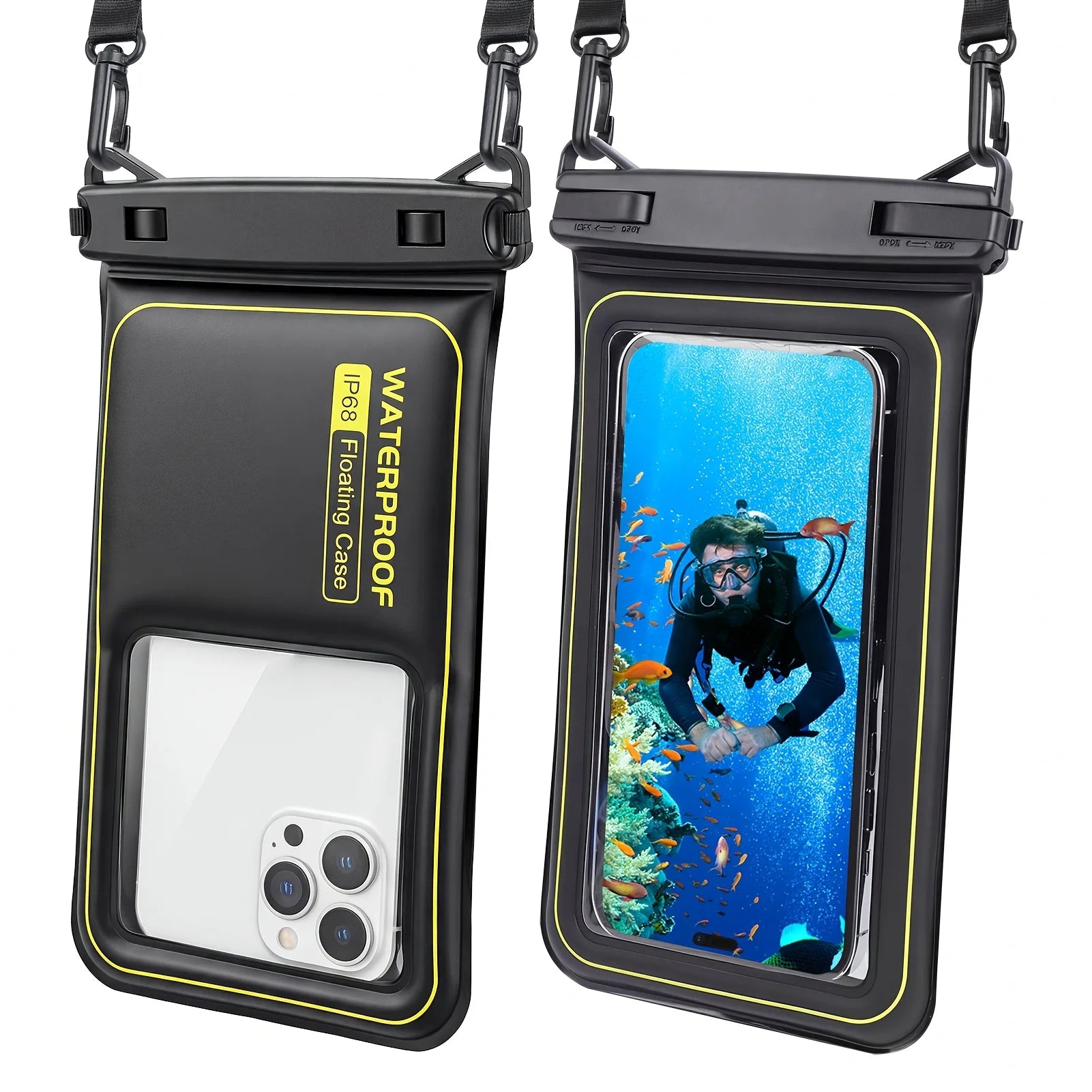 AquaGuard | Waterproof Phone Case with Buoyant Design & Adjustable Lanyard | Essential for Water Activities