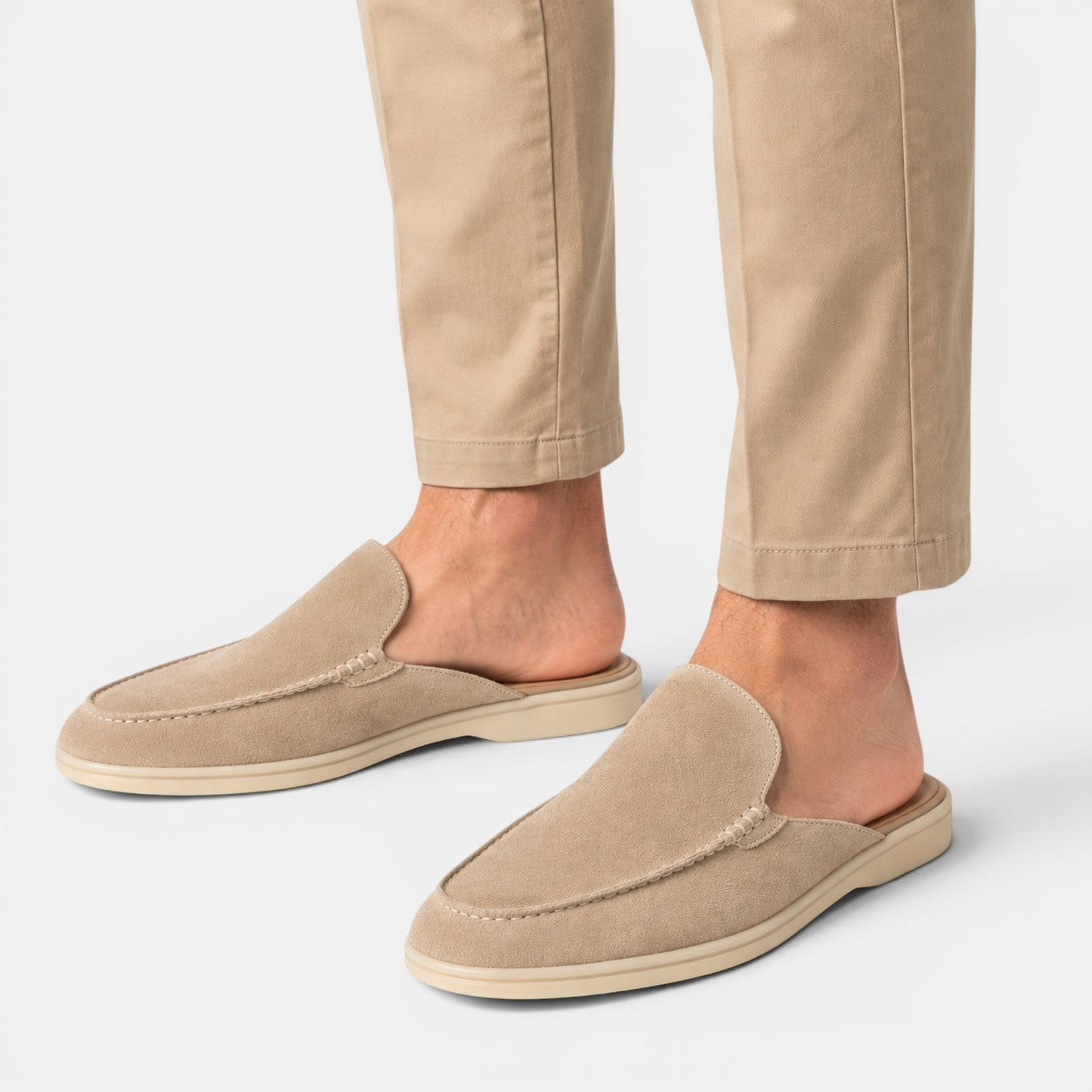 Men's Mules Shoes with Soft Suede Upper & Lightweight Cushioned Sole | Effortless Comfort for Everyday Wear