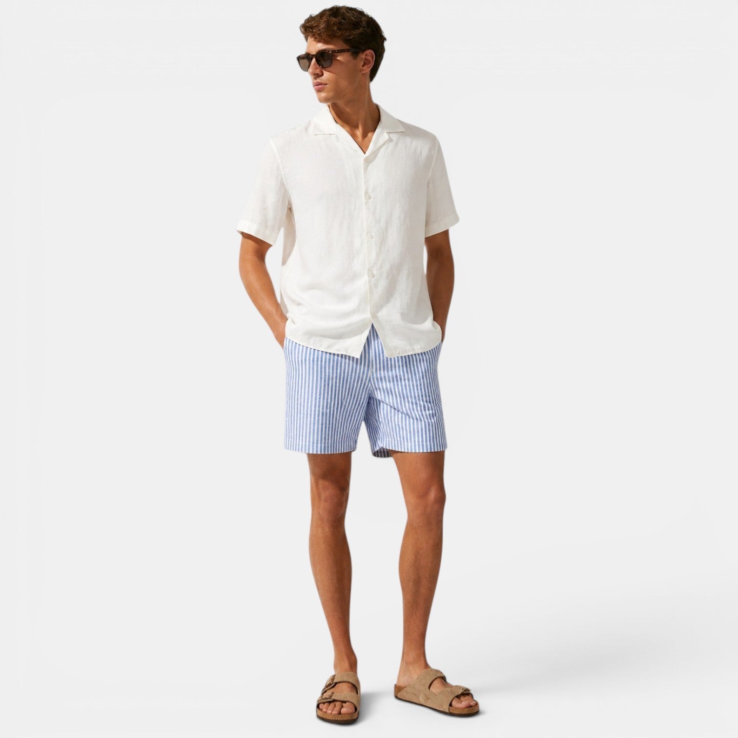 Men's Shorts with Lightweight Linen for Effortless Summer Style