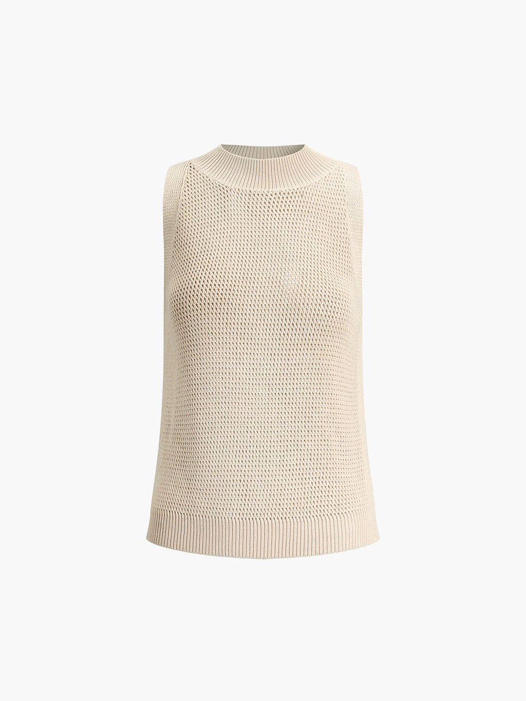 Womens Knitted Sleeveless Top - Lightweight and Breathable