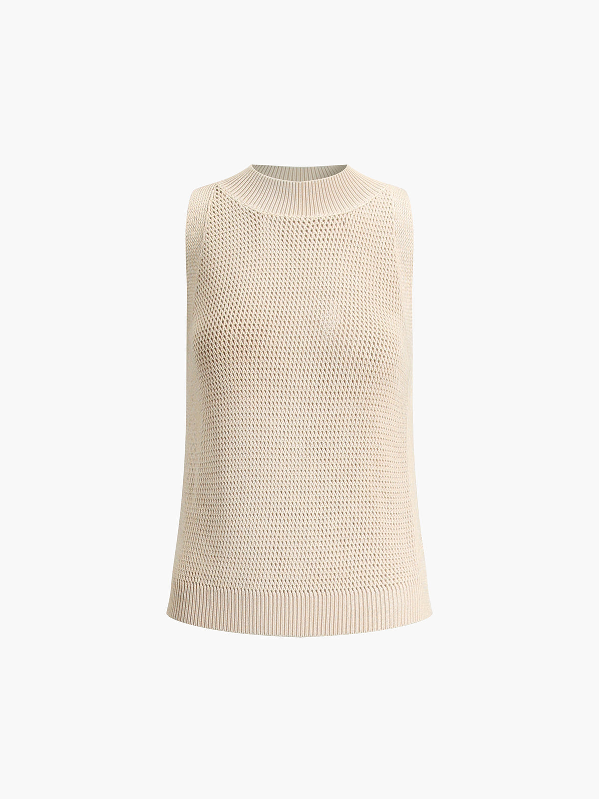 Womens Knitted Sleeveless Top - Lightweight and Breathable