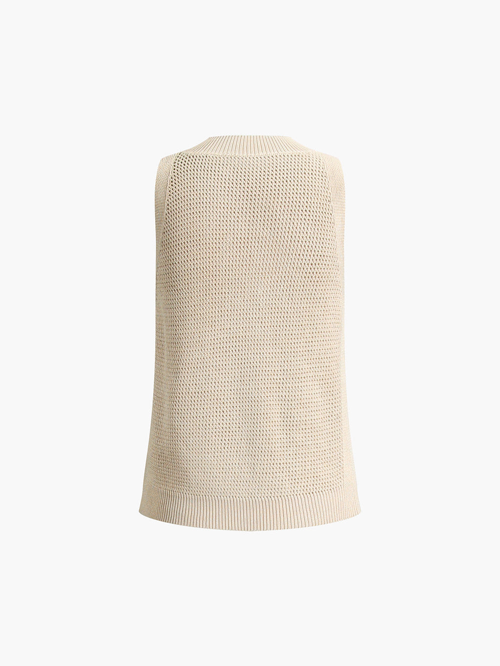 Womens Knitted Sleeveless Top - Lightweight and Breathable