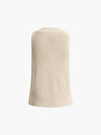 Womens Knitted Sleeveless Top - Lightweight and Breathable