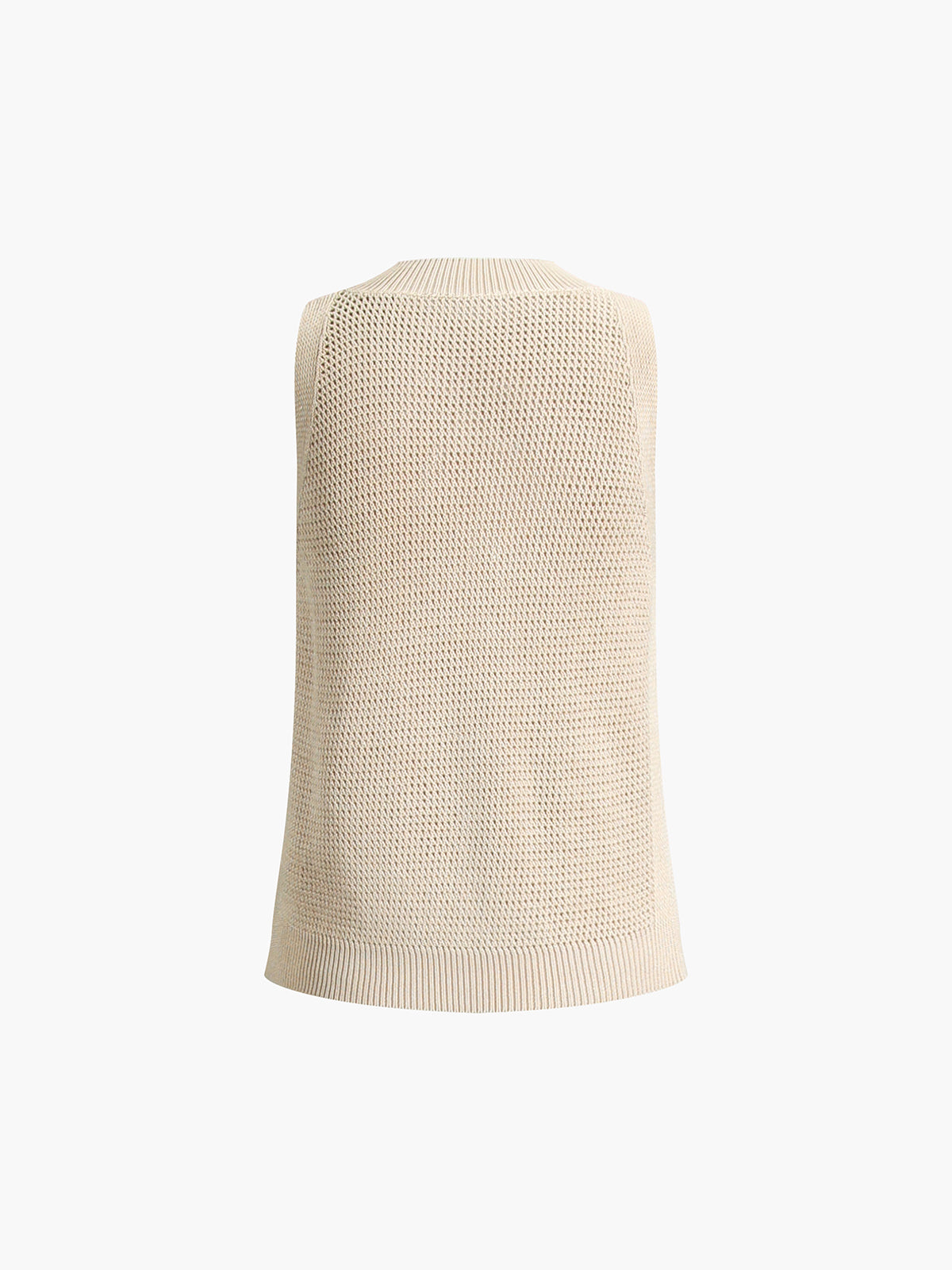Womens Knitted Sleeveless Top - Lightweight and Breathable