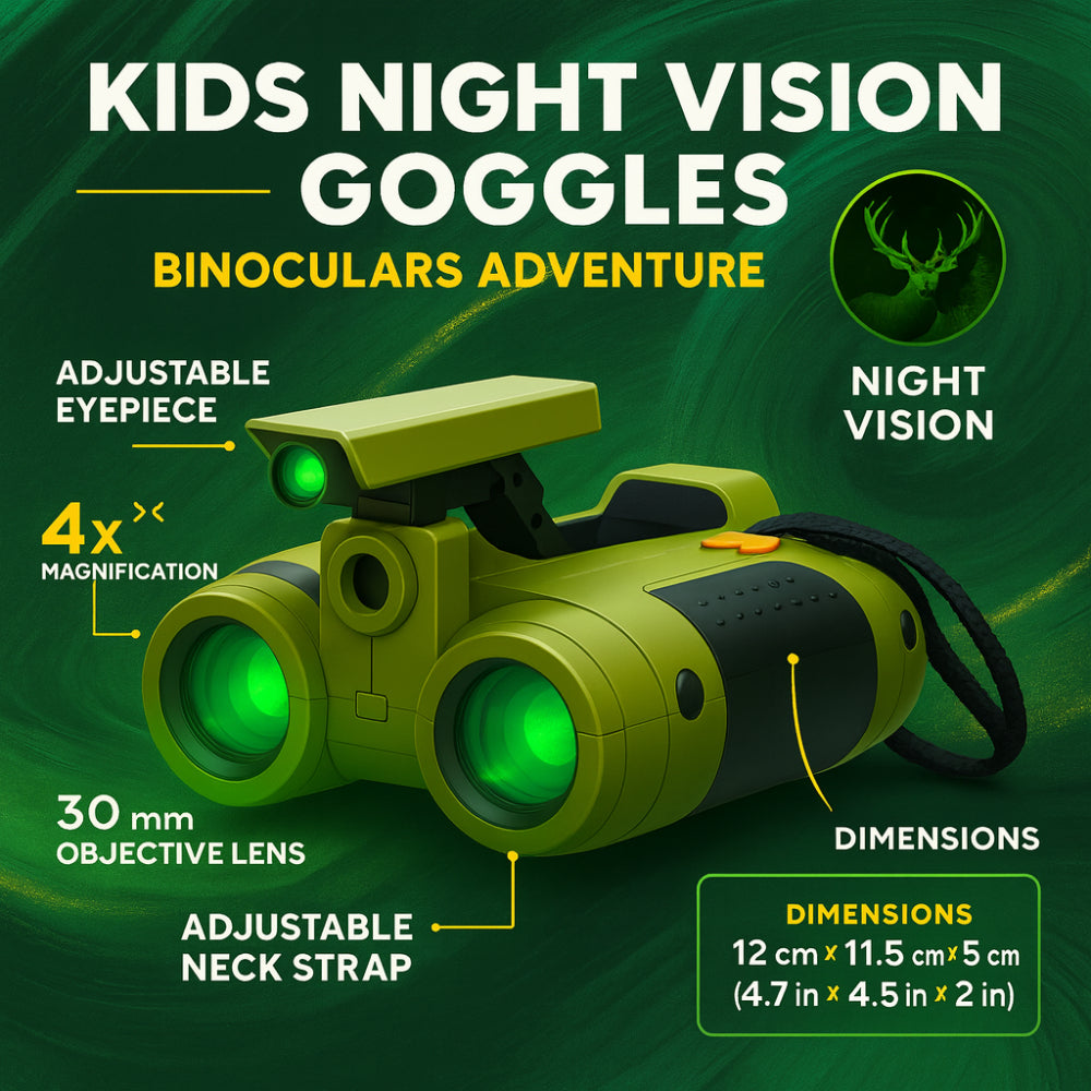 Kids Night Vision Binoculars Adventure Toy