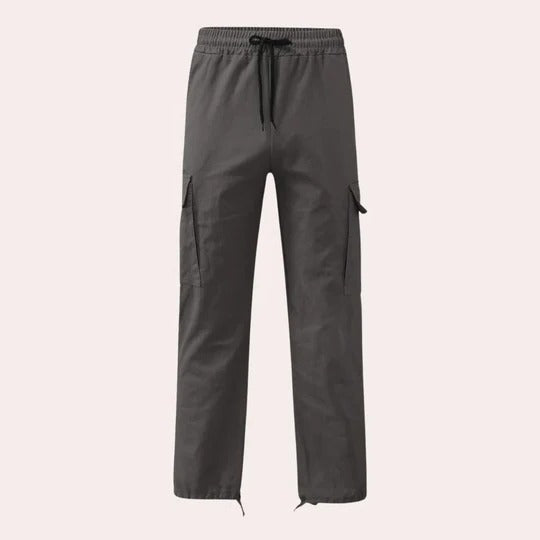 Men’s Cargo Pants with Multiple Pockets — Straight Fit Durable Casual Outdoor Utility Pants Everyday Wear