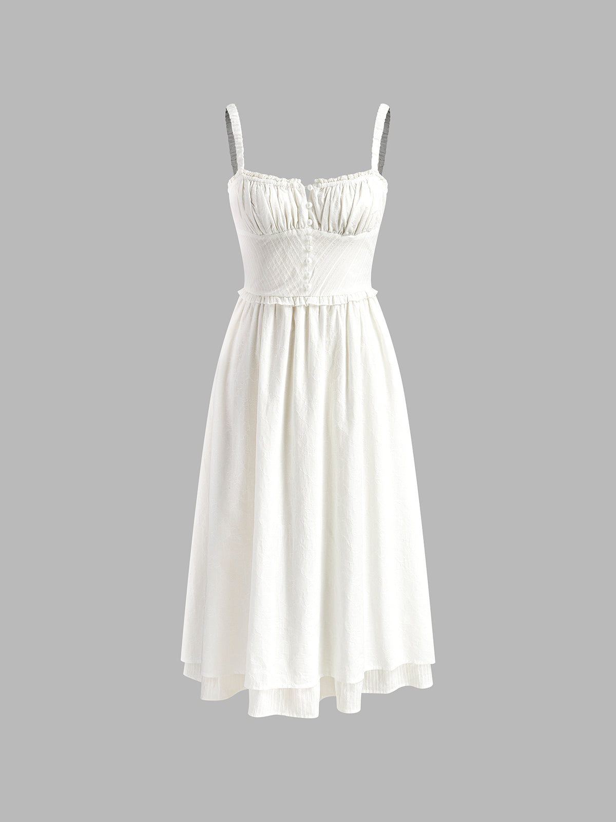 Celeste Collection | Women's Dress with Smocked Bodice & Adjustable Straps | Effortless Summer Style for Any Occasion