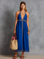 Charming Casual Dresses | Women's Summer Dress with V-Neck & Embroidery | Cool Comfort for Warm Weather