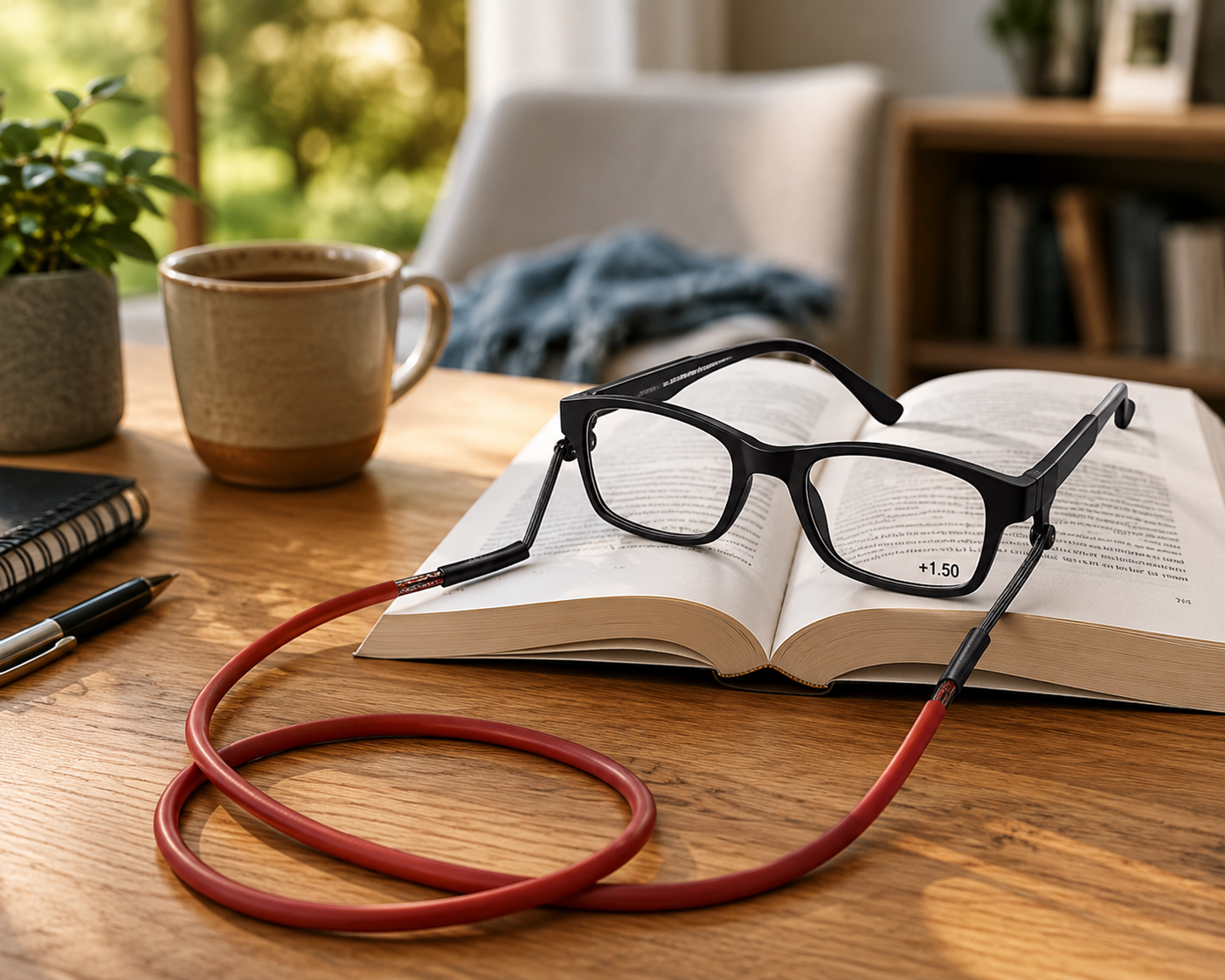 Magnetic Reading Glasses with Neck Band
