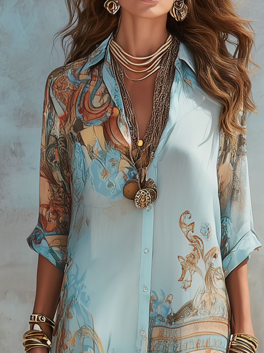 Chic Floral Chiffon Maxi Dress | Lightweight Summer Dress for Wedding Guests