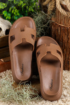 Chic Orthopedic Women's Slippers with Trendy Cut-Out Design | Stylish Comfort for Everyday Wear