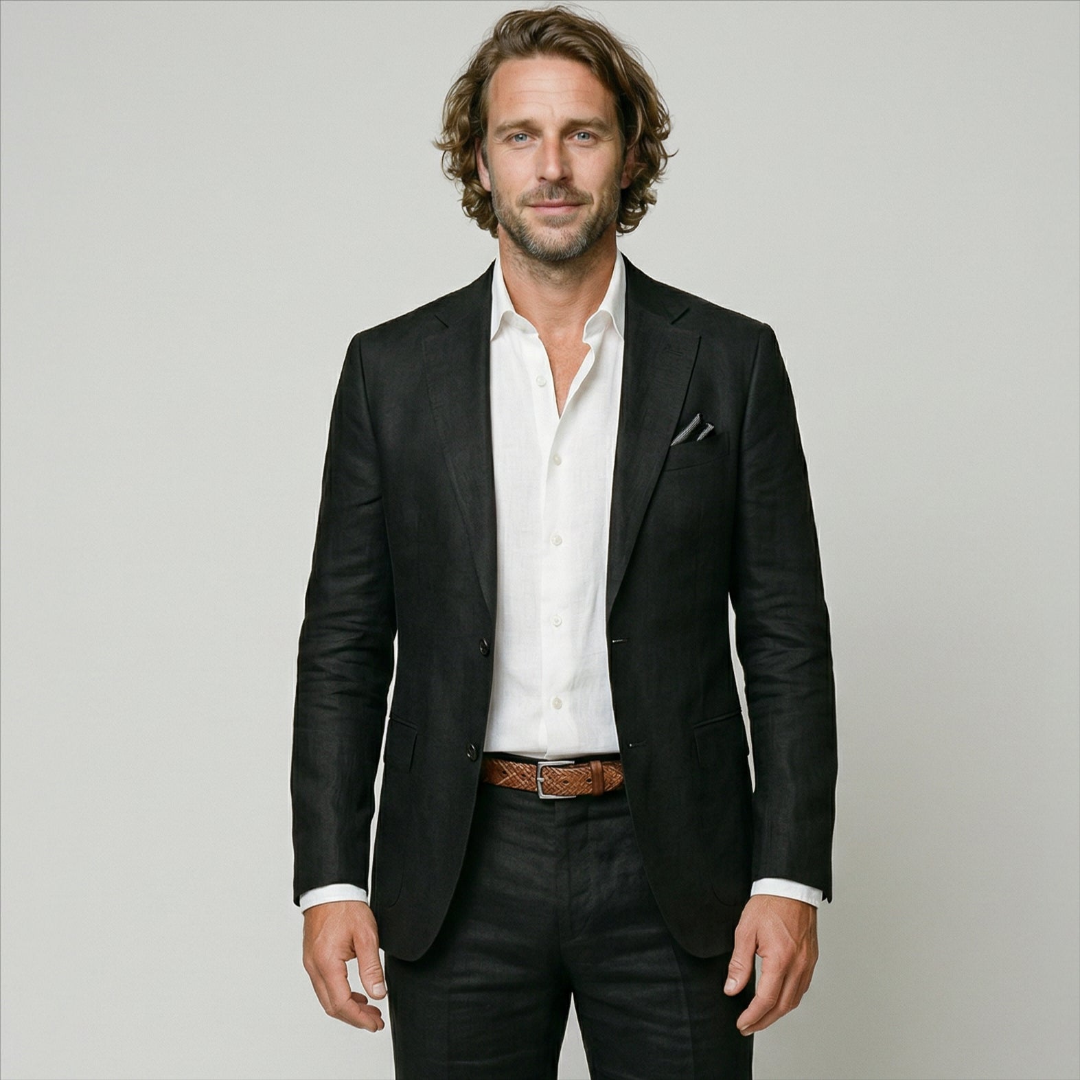 Men's Tailored Blazer Jacket for Formal and Casual Wear with Sharp Fit