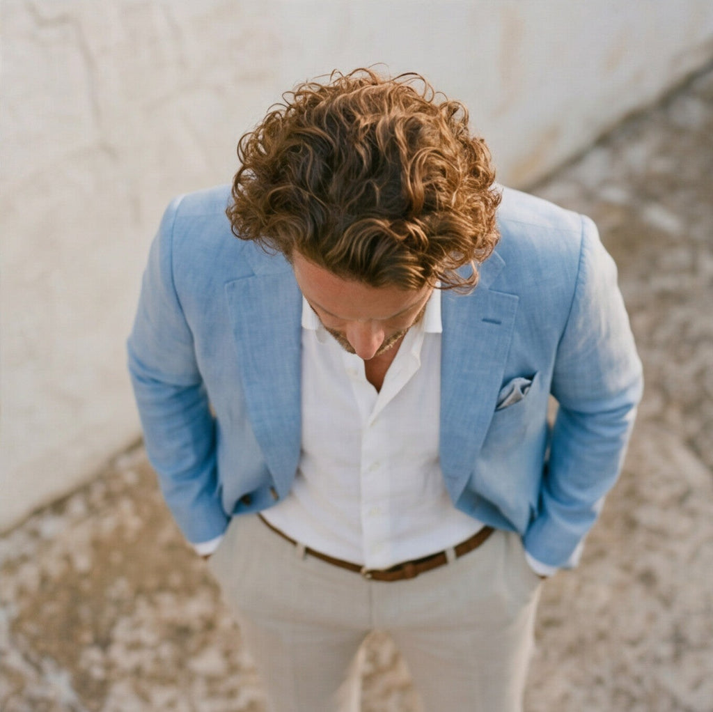 Men's Tailored Blazer Jacket for Formal and Casual Wear with Sharp Fit