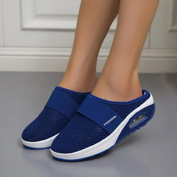 Comfort Haven | Orthopedic Breathable Slippers with Cushioned Insole | Supportive Footwear for Relaxation and Foot Health
