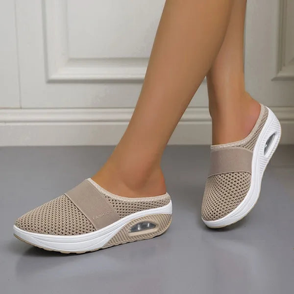 Comfort Haven | Orthopedic Breathable Slippers with Cushioned Insole | Supportive Footwear for Relaxation and Foot Health