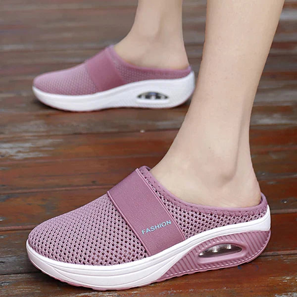 Comfort Haven | Orthopedic Breathable Slippers with Cushioned Insole | Supportive Footwear for Relaxation and Foot Health