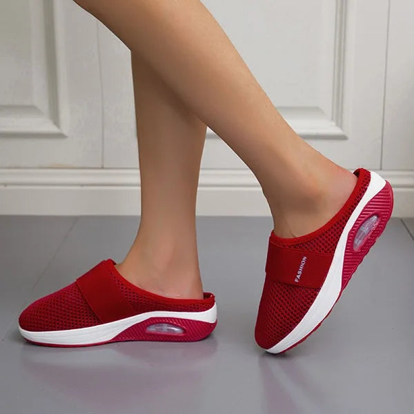 Comfort Haven | Orthopedic Breathable Slippers with Cushioned Insole | Supportive Footwear for Relaxation and Foot Health
