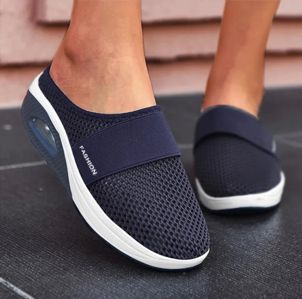 Comfort Haven | Orthopedic Breathable Slippers with Cushioned Insole | Supportive Footwear for Relaxation and Foot Health