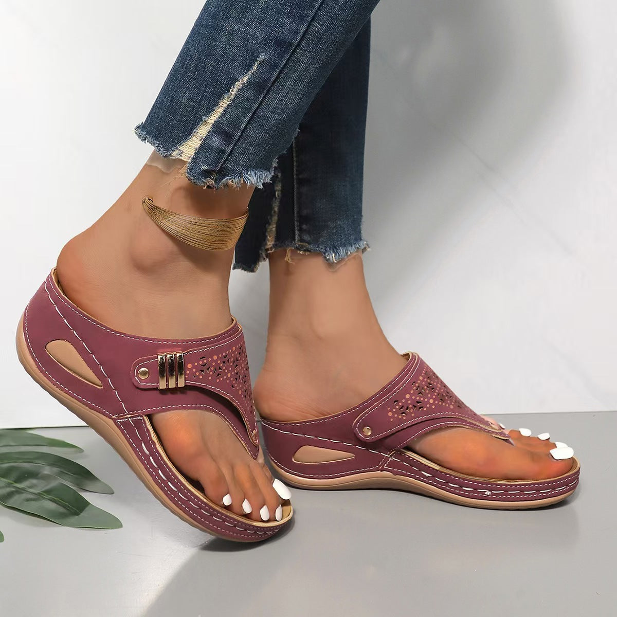 Comfort Step | Best Walking Sandals for Women with Arch Support | Adjustable Straps for All-Day Comfort