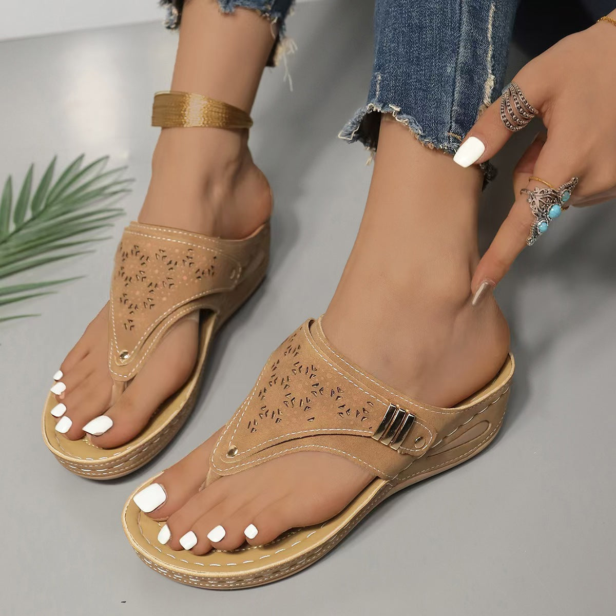 Comfort Step | Best Walking Sandals for Women with Arch Support | Adjustable Straps for All-Day Comfort