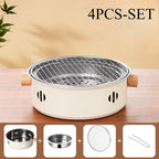 Compact Charcoal BBQ Grill | Stainless Steel Design with Efficient Heat Distribution | Portable Outdoor Cooking Solution