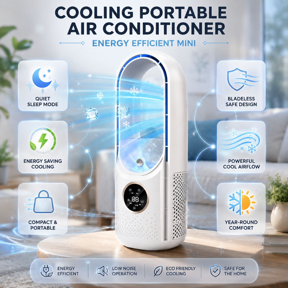 Mini Portable Air Conditioner for Personal Cooling