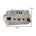 Cute Cat Plush Pencil Case | Large Zipper Pouch with Soft Material for Creative Stationery Storage