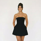 Strapless Mini Cocktail Dress for Women with Flattering Hourglass Fit