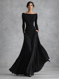 Elegant Collection | Long Sleeve Maxi Dress with Fluid Movement | Effortless Style for Any Occasion