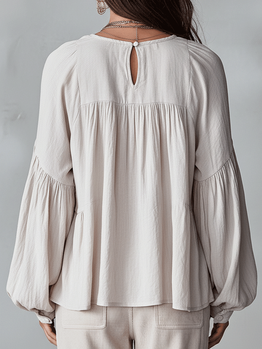 Elegant Collection Blouse with Delicate Ruffle Design Stylish Summer Top for Women