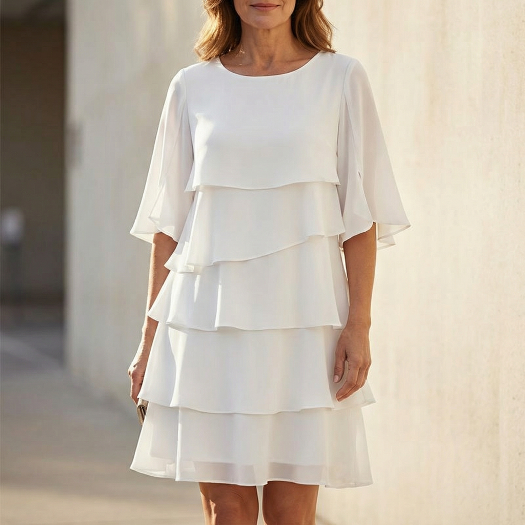 Elegant Layered Dress for Women - Stylish and Versatile Outfit