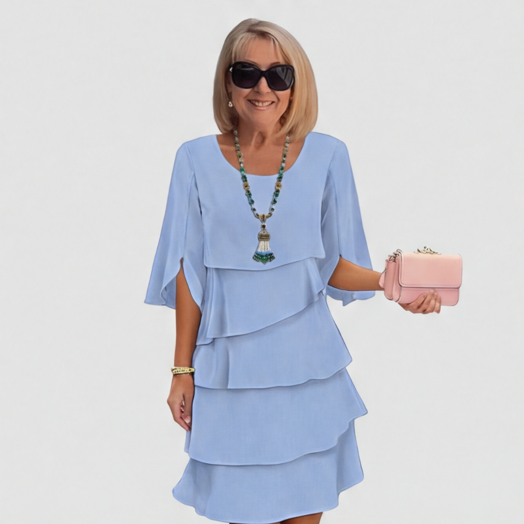 Elegant Layered Dress for Women - Stylish and Versatile Outfit