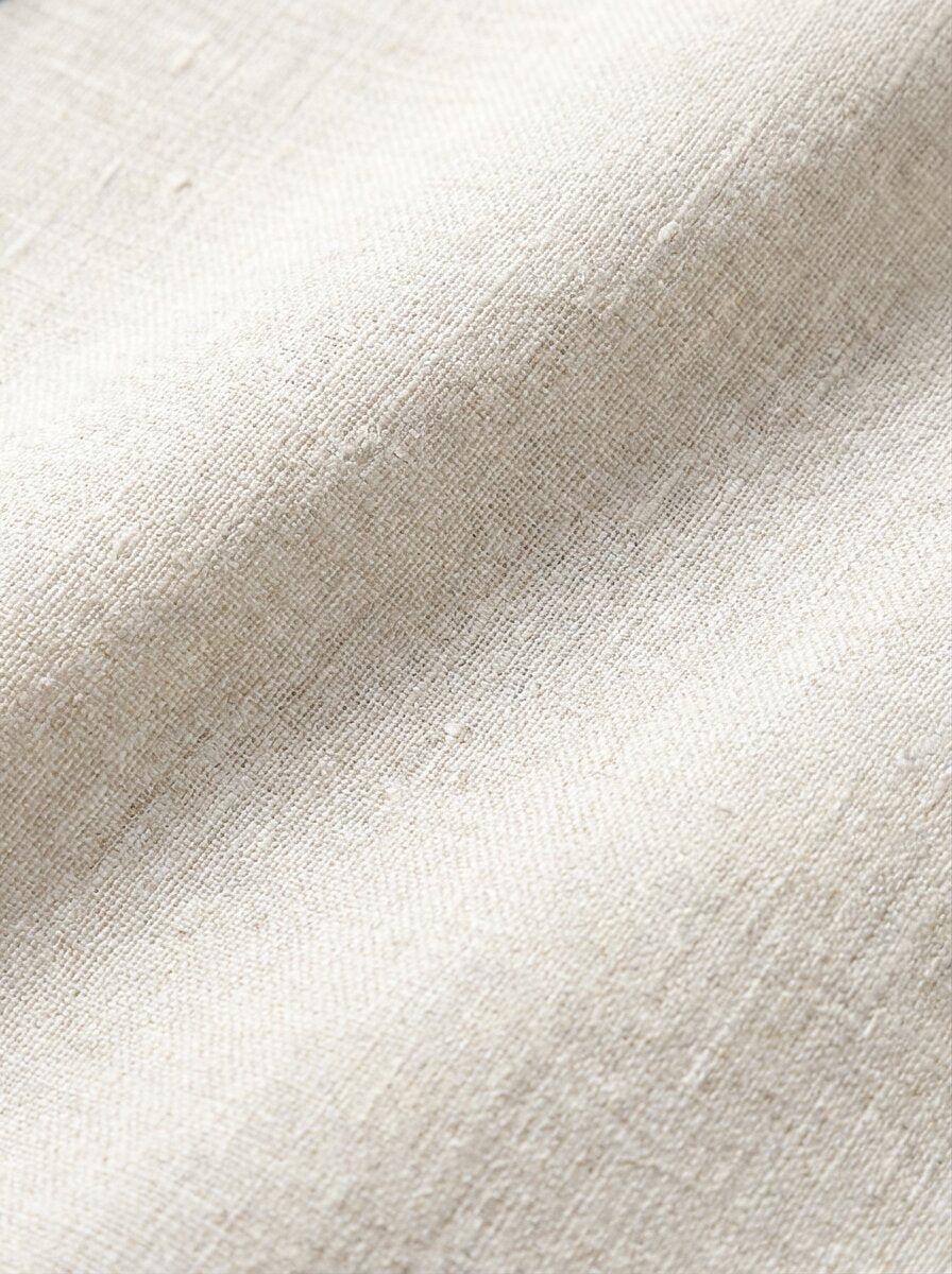 Elegant Linen Suit Set | Men's Suit with Notch Lapels & Double Vent | Perfect for Summer Weddings