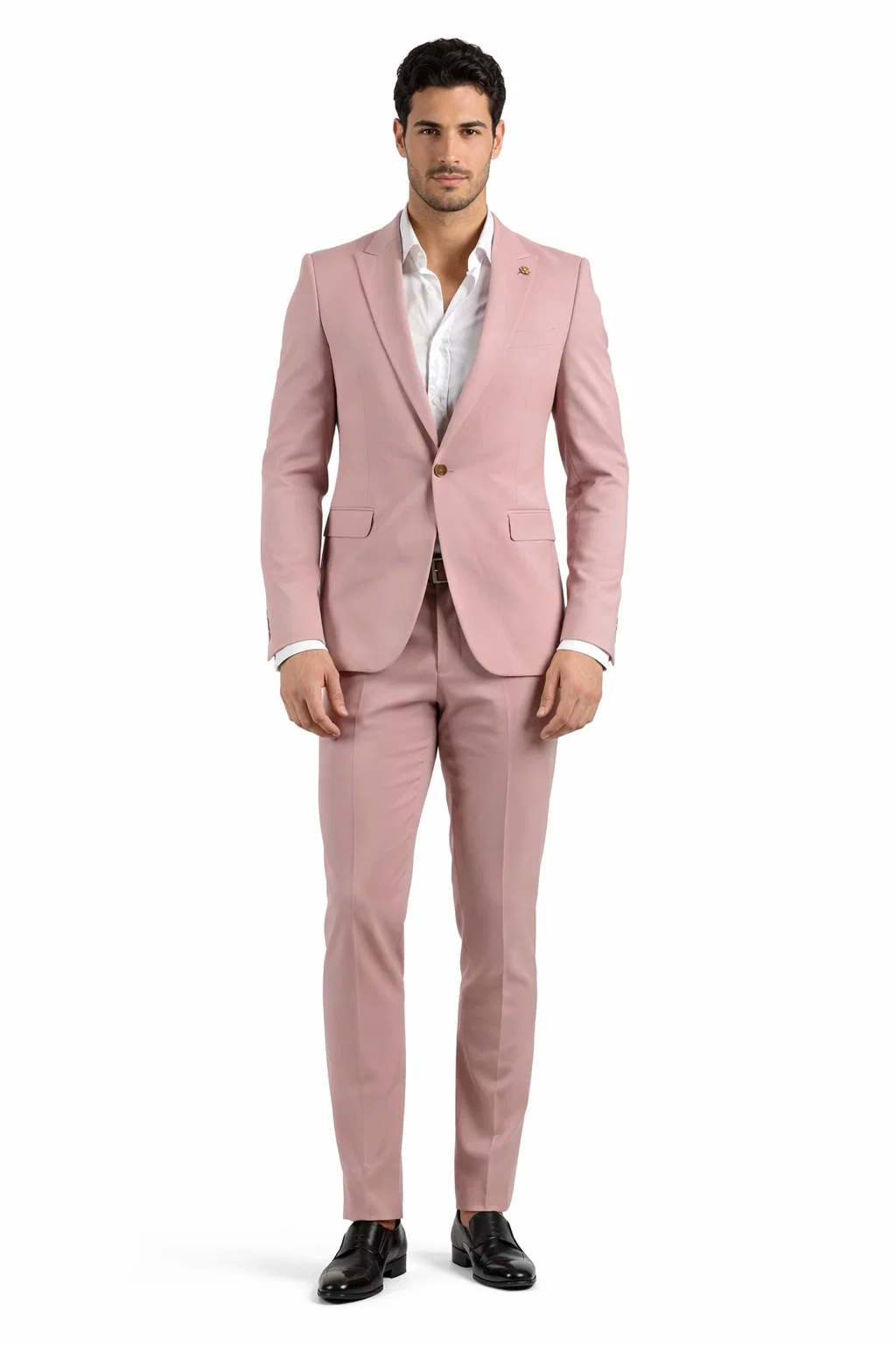 Elegant Mauve Men's Suit with Slim Fit Design | Perfect Wedding Suit for Grooms and Groomsmen