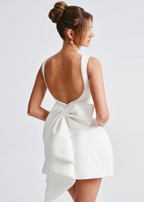 Women’s Elegant Pearl Mini Dress – Embellished Chic Party Dress