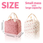Elegant Pink | Insulated Lunch Bag with Large Capacity | Stylish Design for Work and Travel