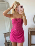 Sequin Mermaid Homecoming Dress with Empire Waist - Stunning Gown