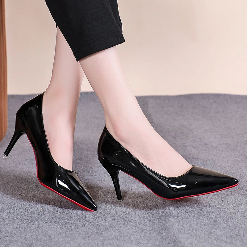 Elegant Stiletto Pumps Pointed Toe High Heels for Women