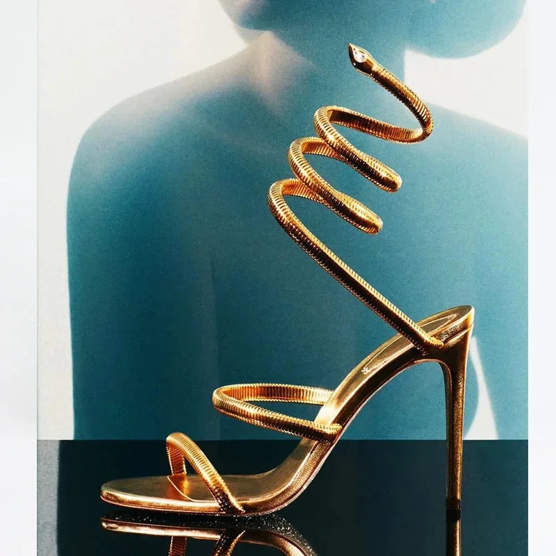 Women's Ankle-Strap Open-Toe Sandals - Elegant Summer Style