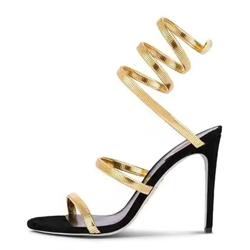 Women's Ankle-Strap Open-Toe Sandals - Elegant Summer Style