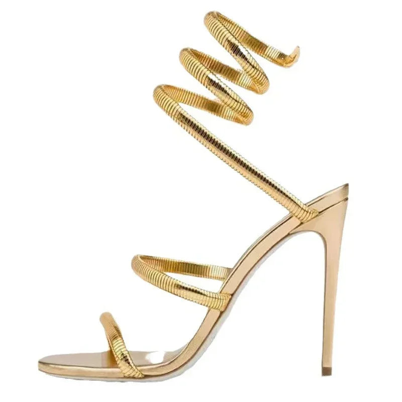 Women's Ankle-Strap Open-Toe Sandals - Elegant Summer Style