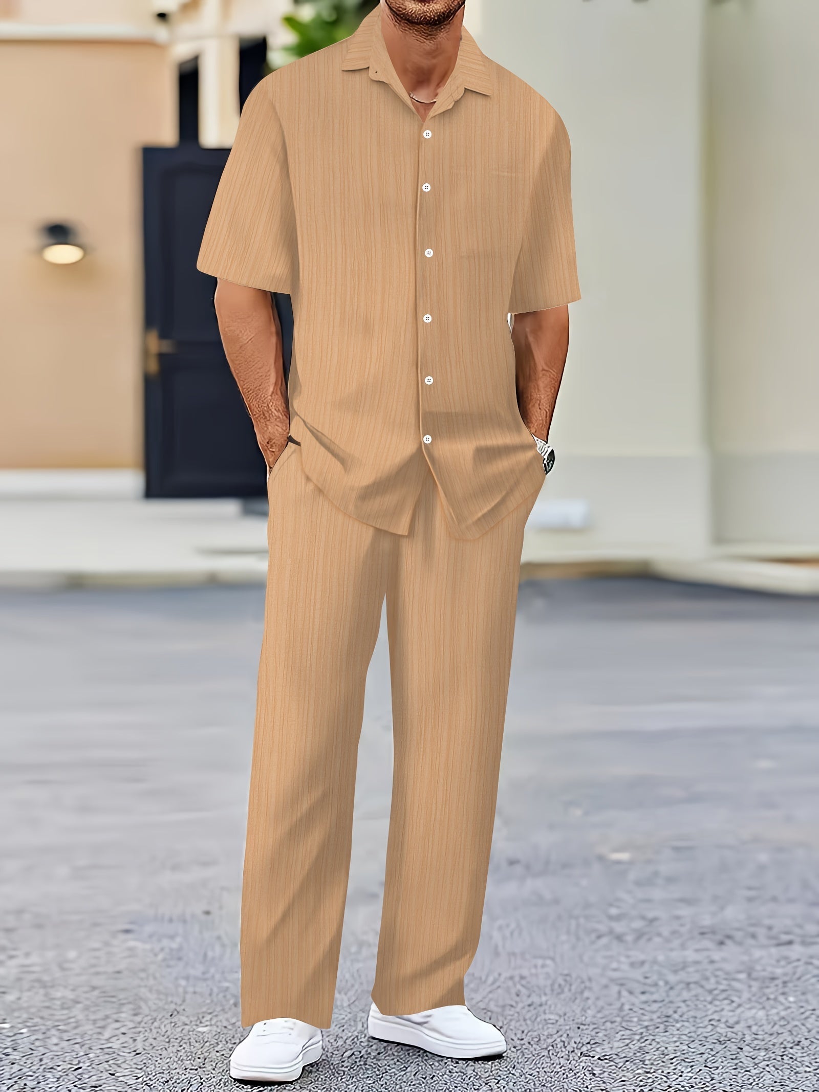 Elias | Stylish Striped Summer Two-Piece Set for Women