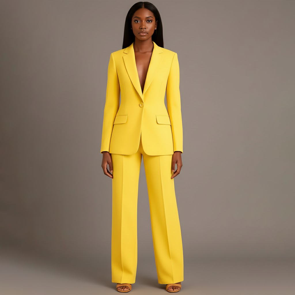 Sophisticated Tailored Women's Suit Set