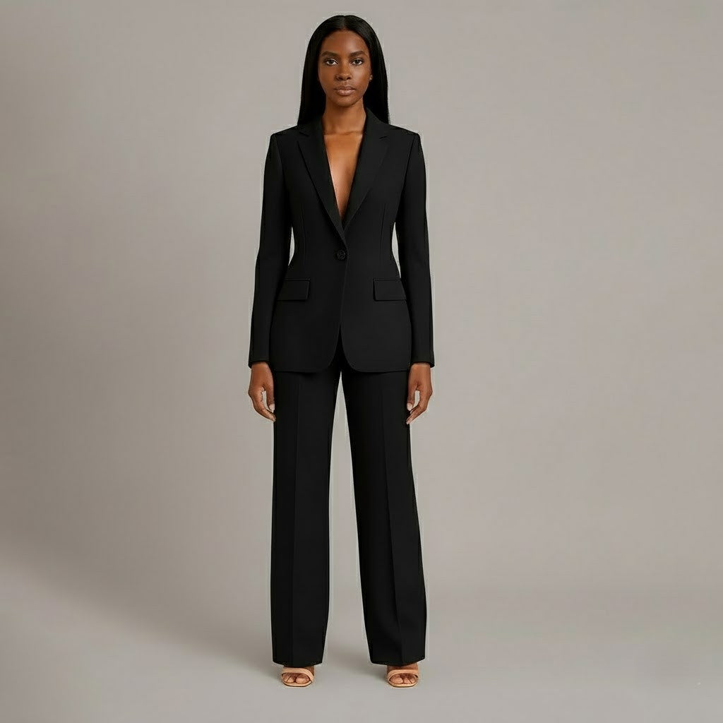 Sophisticated Tailored Women's Suit Set