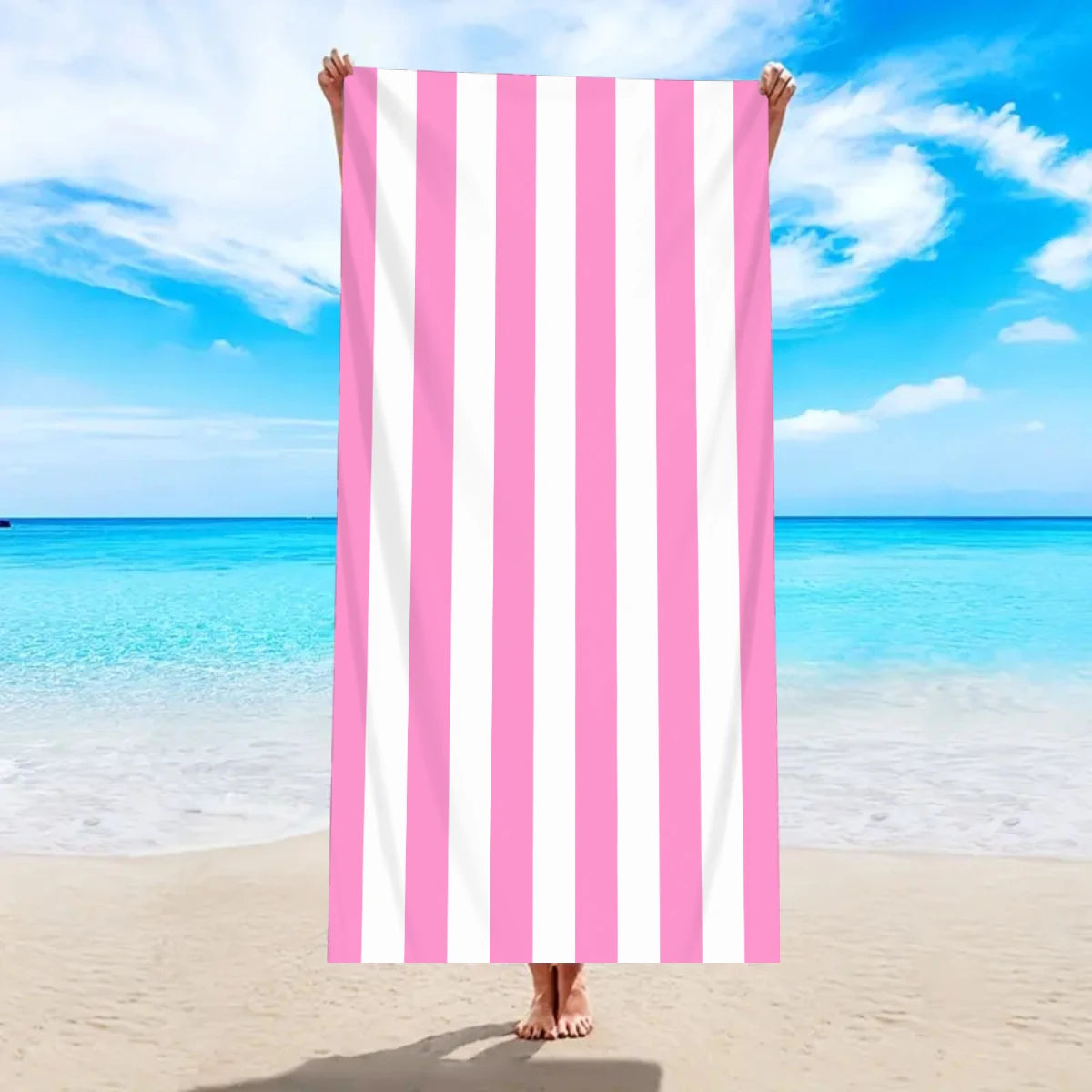 Essential Collection | Beach Towel with Ultra-Fine Fiber for Quick Drying & High Absorbency