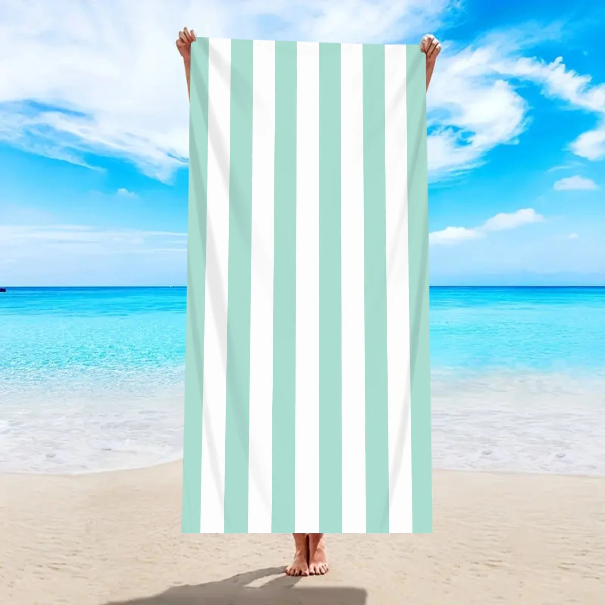Essential Collection | Beach Towel with Ultra-Fine Fiber for Quick Drying & High Absorbency