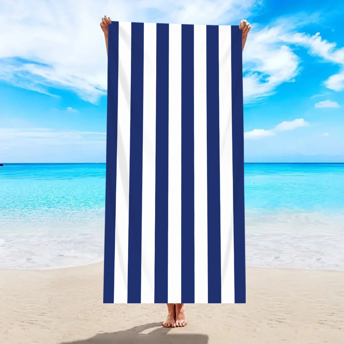 Essential Collection | Beach Towel with Ultra-Fine Fiber for Quick Drying & High Absorbency
