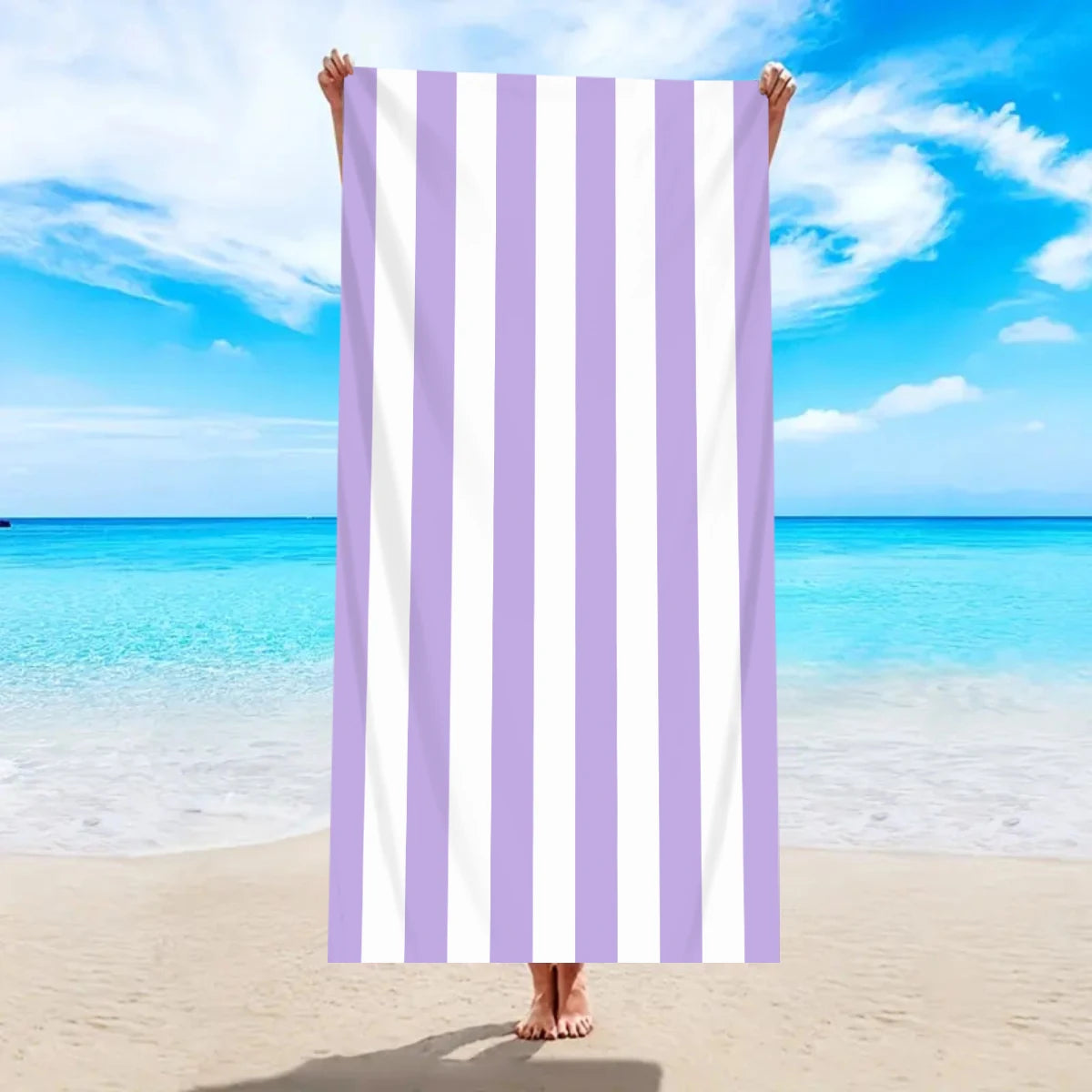 Essential Collection | Beach Towel with Ultra-Fine Fiber for Quick Drying & High Absorbency