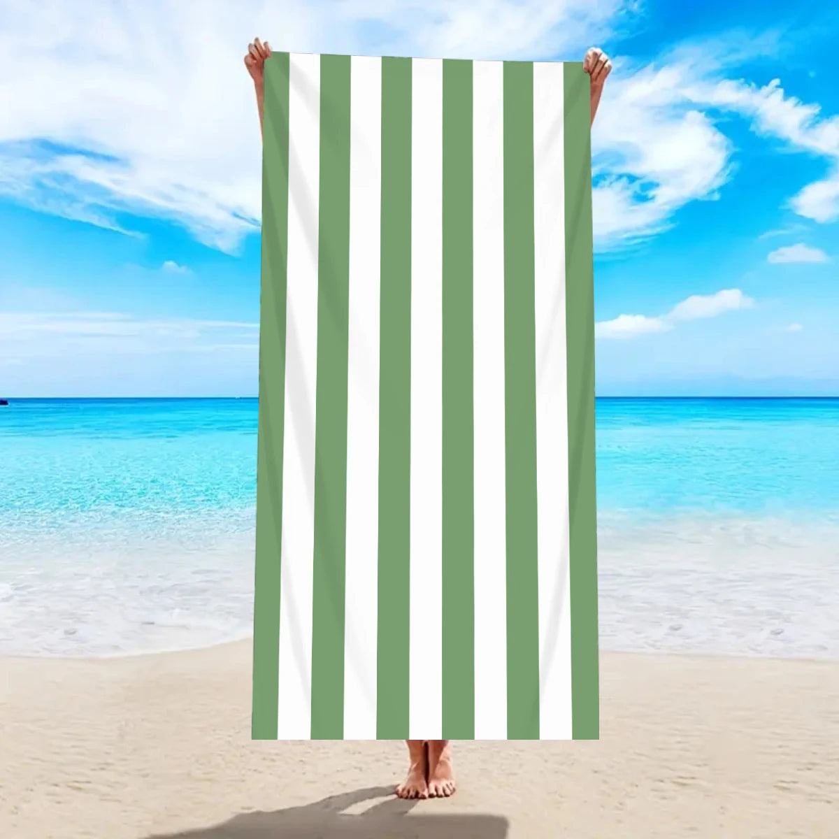 Essential Collection | Beach Towel with Ultra-Fine Fiber for Quick Drying & High Absorbency